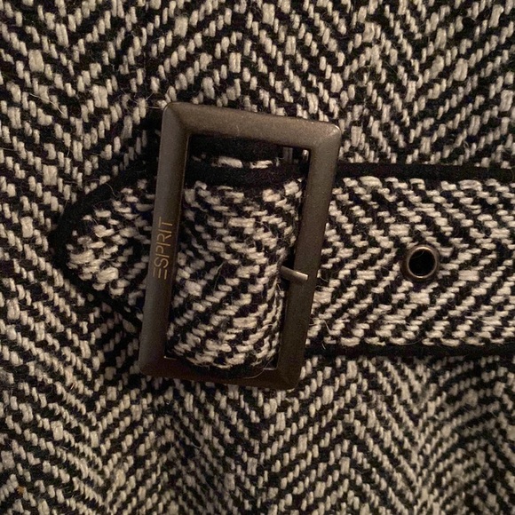 Womens ESPRIT tweed pea coat, size Small! - Picture 7 of 8